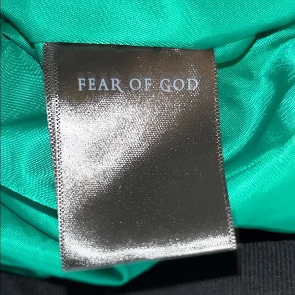 NWT Green Satin/Silk Quarter-Zip Pullover by fear of god xl mens collection 2 !! - Picture 6 of 17